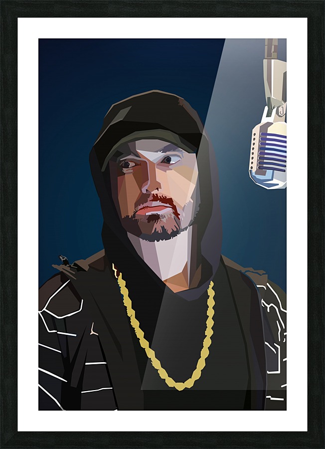 Eminem rapper Picture Frame print