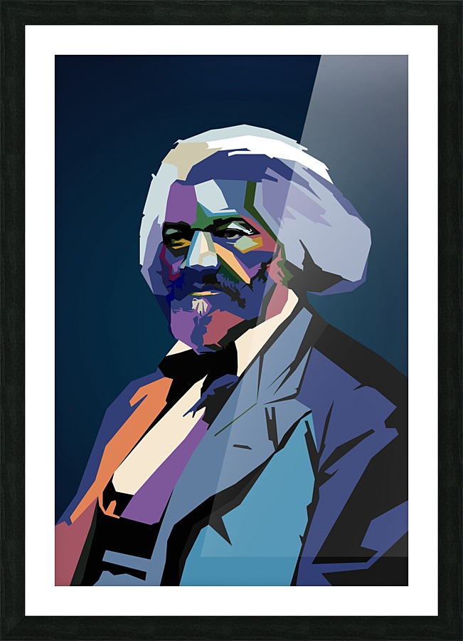 Frederick Douglass Picture Frame print