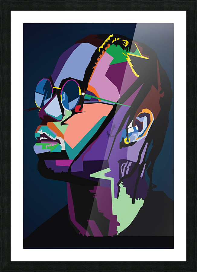 Travis Scott  Picture Frame print