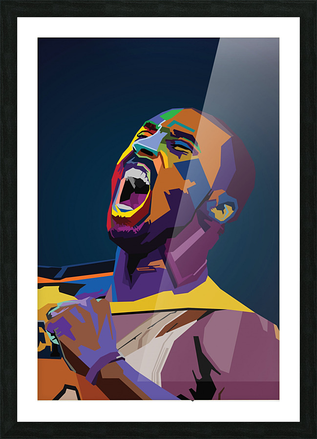 Kobe Bryant Picture Frame print