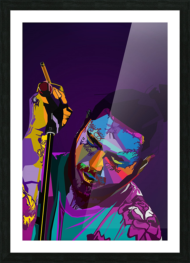 Post Malone Musican Picture Frame print