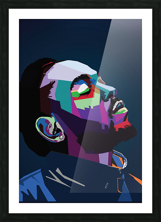 Kendrick Lamar rapper Picture Frame print