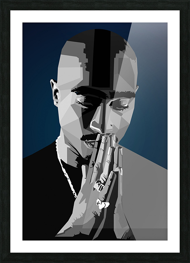 tupac 2PAC Picture Frame print