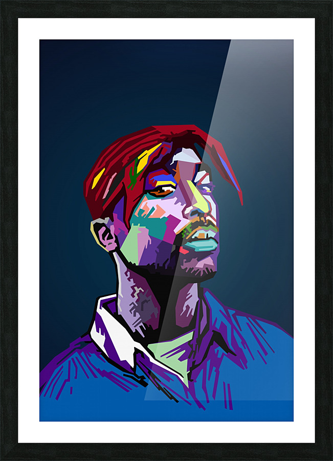 Tupac shakur Picture Frame print