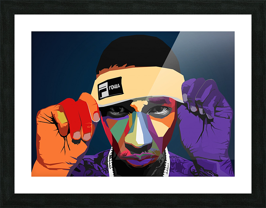 Tyga rapper Picture Frame print