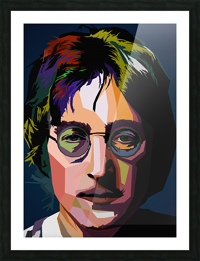 John Lennon Picture Frame print