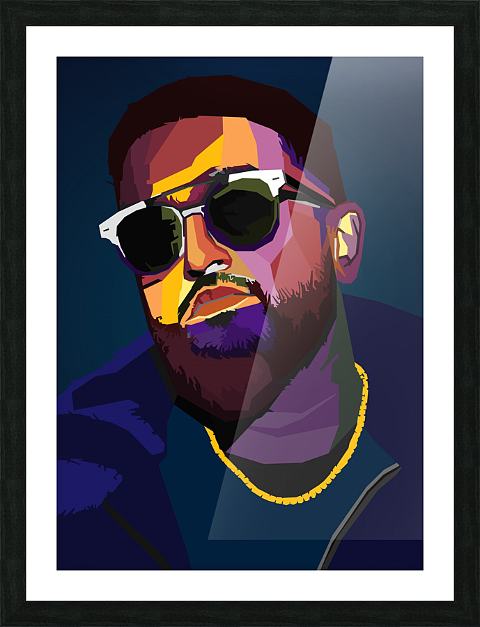 NAV rap Picture Frame print
