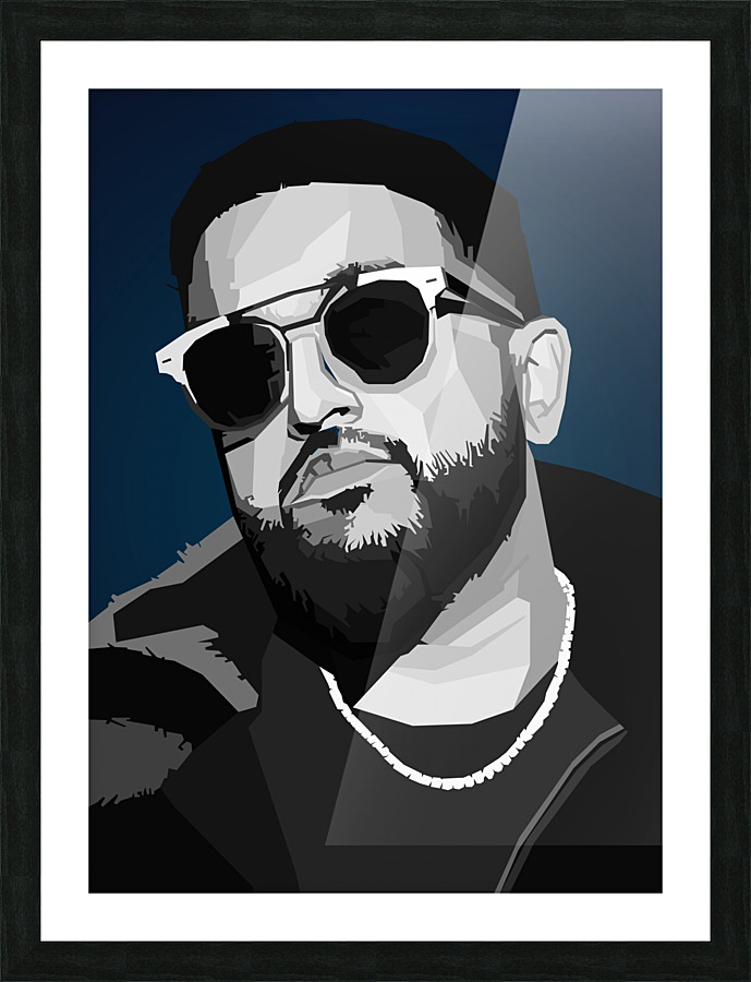 NAV rapper Picture Frame print