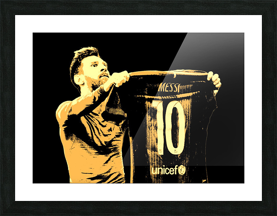 Lionel Messi Picture Frame print