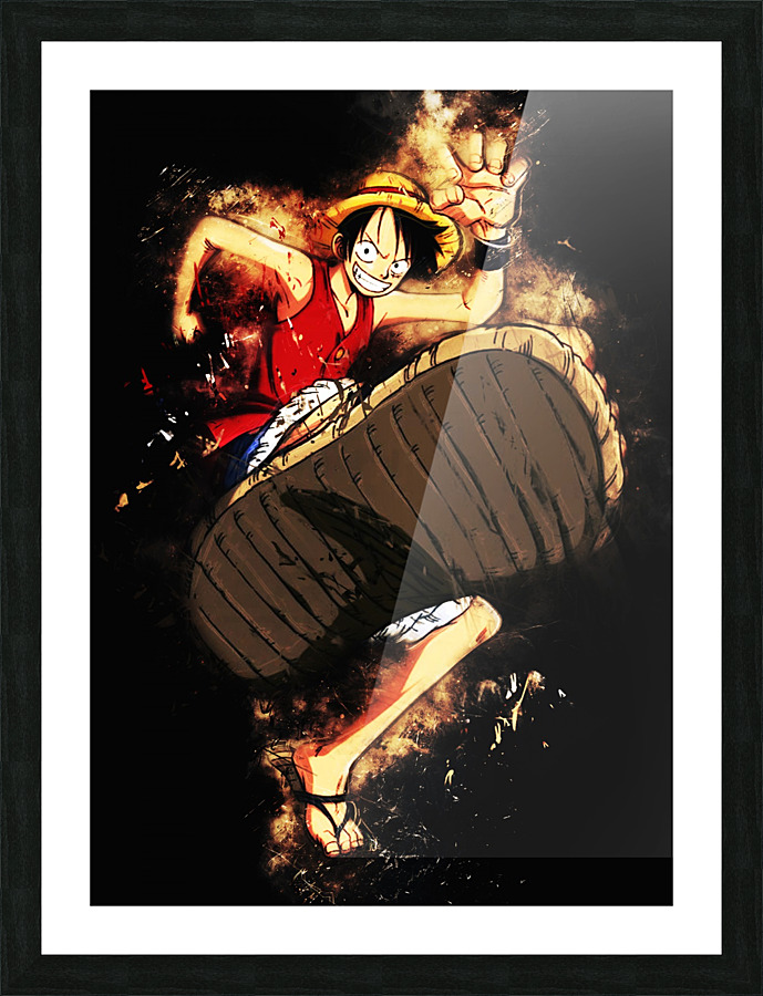 Monkey D Luffy Picture Frame print