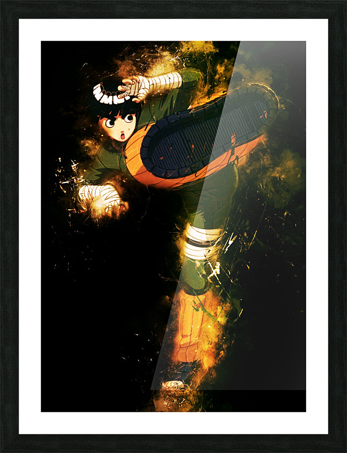 Rock Lee Picture Frame print