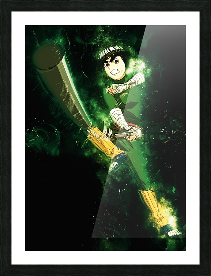 Rock Lee Picture Frame print
