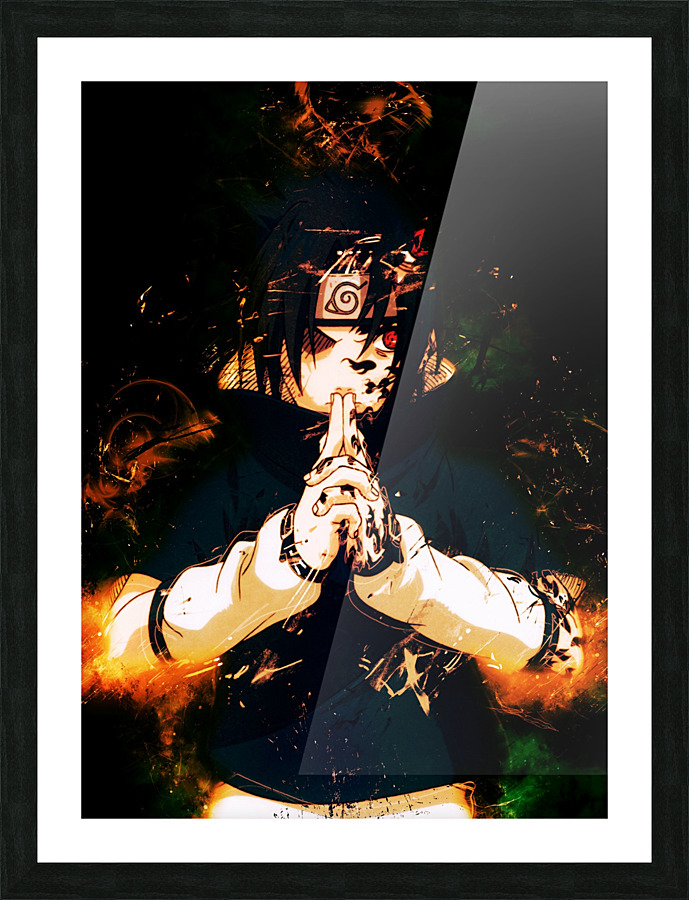 Sasuke Uchiha Picture Frame print