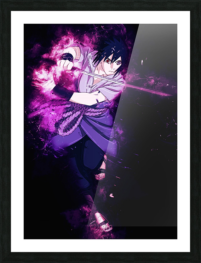 Sasuke Uchiha Picture Frame print