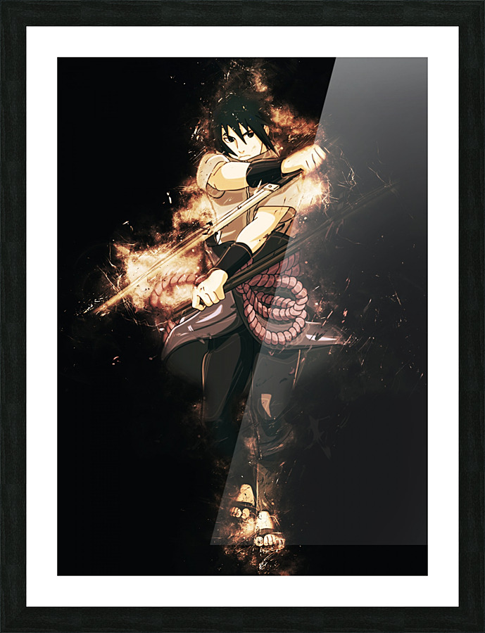 Sasuke Uchiha Picture Frame print