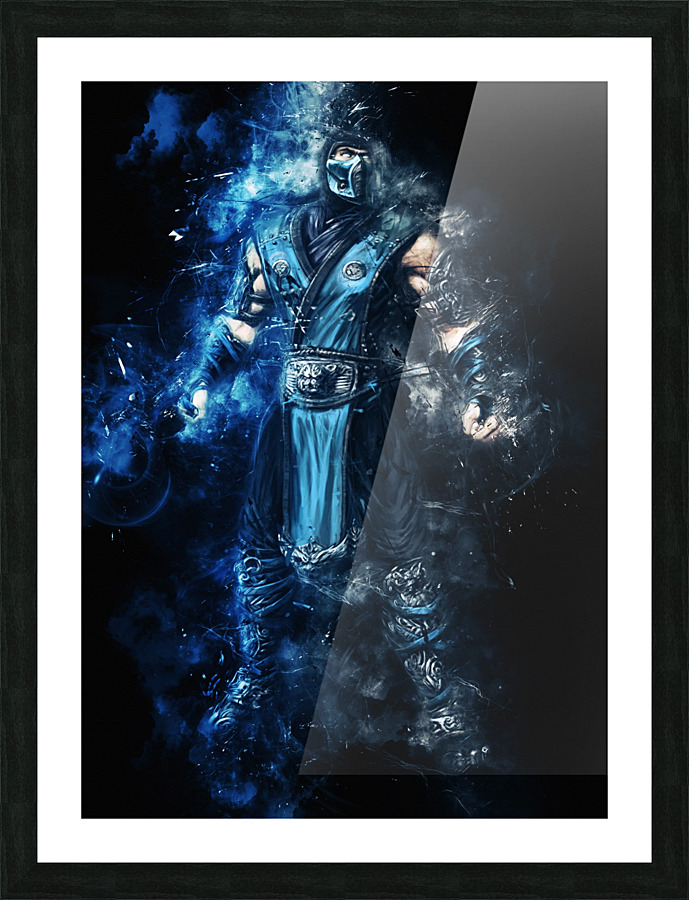 Sub Zero Mortal Kombat Picture Frame print