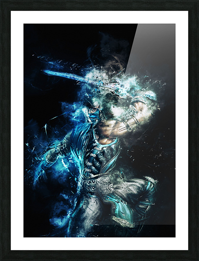 Sub Zero Mortal Kombat Picture Frame print