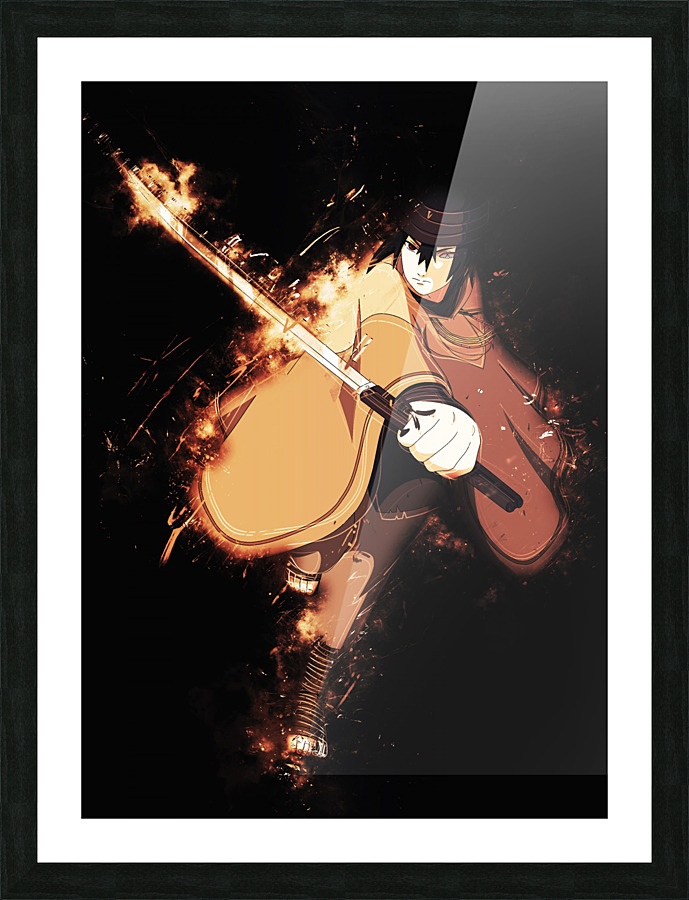 Sasuke Uchiha Picture Frame print