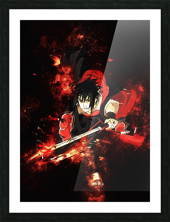 Sasuke Uchiha Picture Frame print