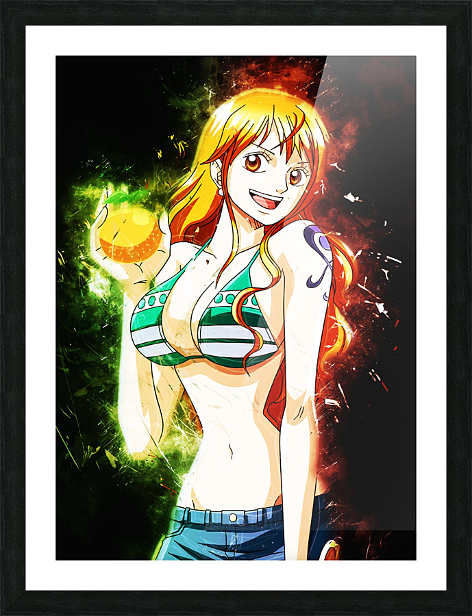 Nami One Piece Picture Frame print