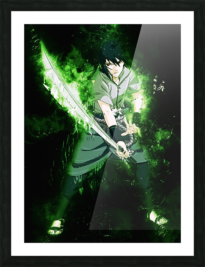 Sasuke Uchiha Picture Frame print