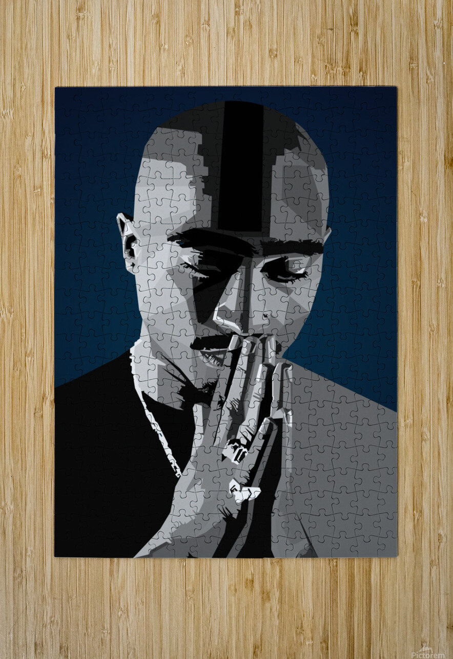 tupac 2PAC by Long Art Wall Art