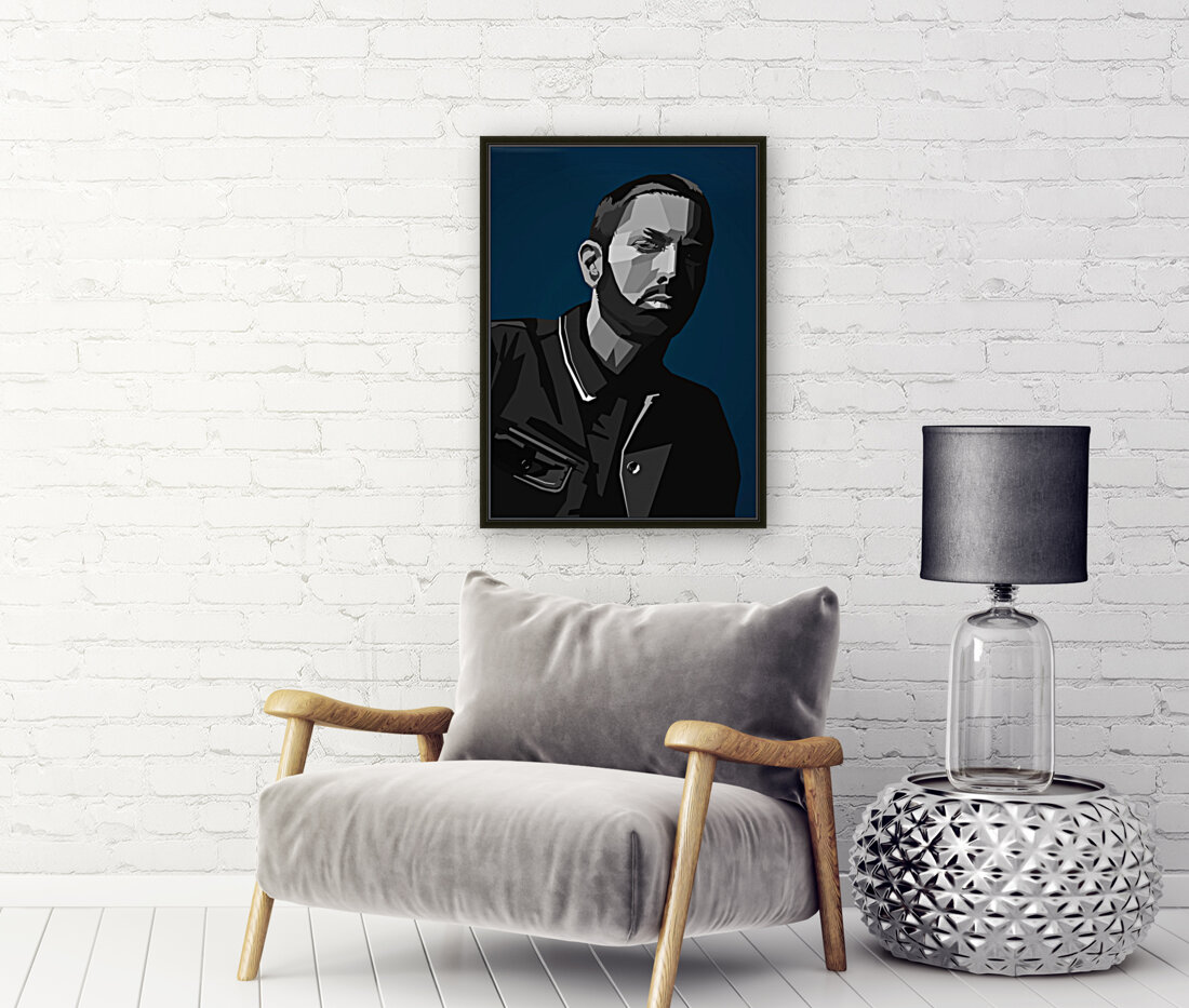 Eminem wpap Art Reproduction