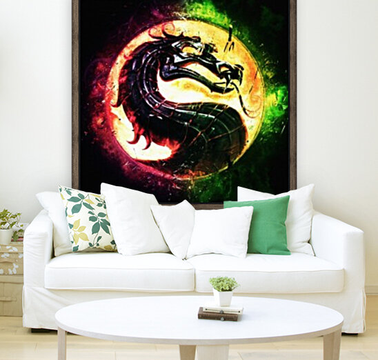 Mortal Kombat logo Reproduction