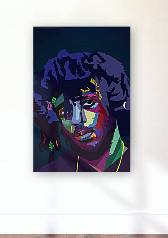 6lack Rapper Wpap Art by Long Art