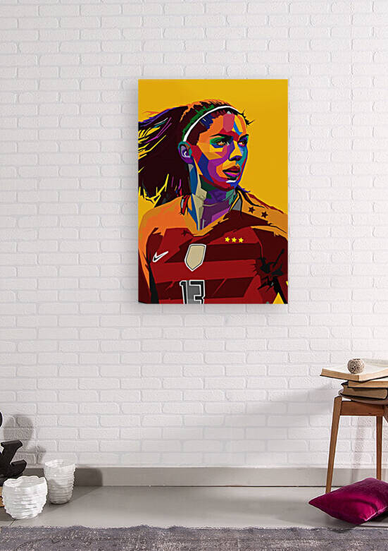 Alex Morgan Wpap Pop Art by Long Art