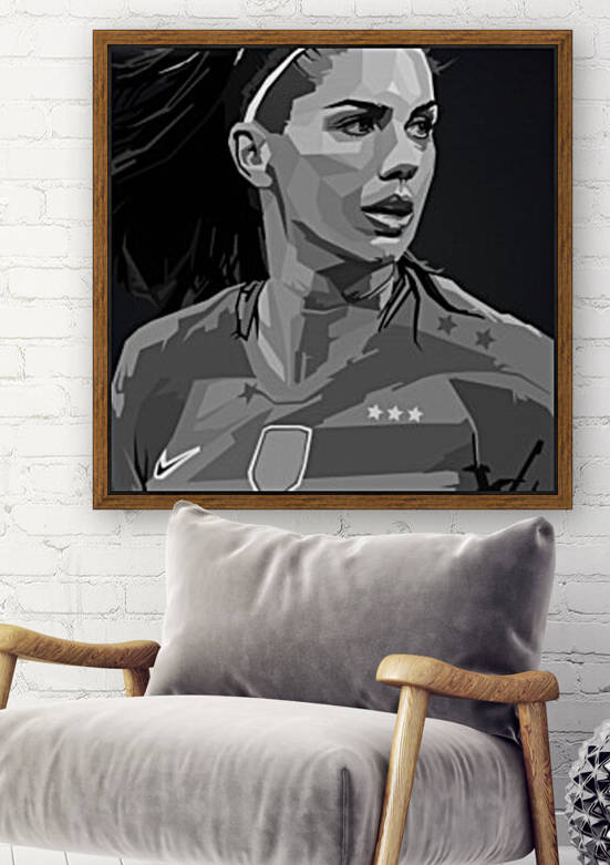 Alex Morgan Wpap Pop Art by Long Art