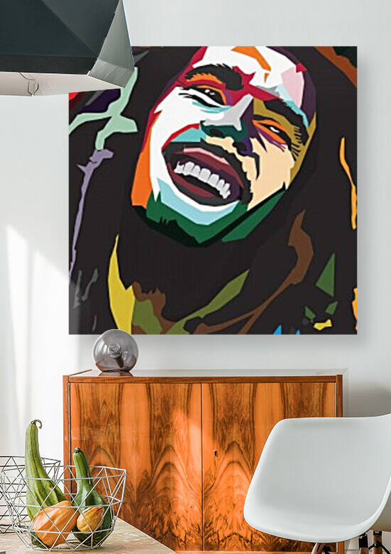 Bob Marley Jamaican singer by Long Art