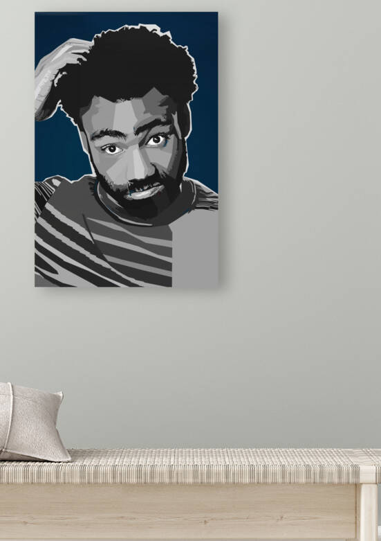 Childish Gambino Rapper Black by Long Art