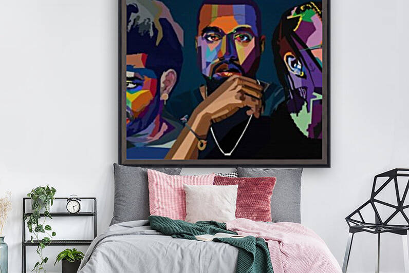 Drake Travis scott The Weeknd by Long Art