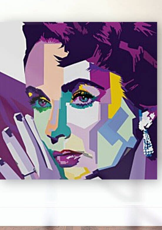 Elizabeth Taylor WPAP Art by Long Art