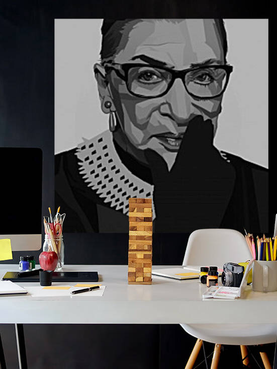 Ruth Bader Ginsburg by Long Art