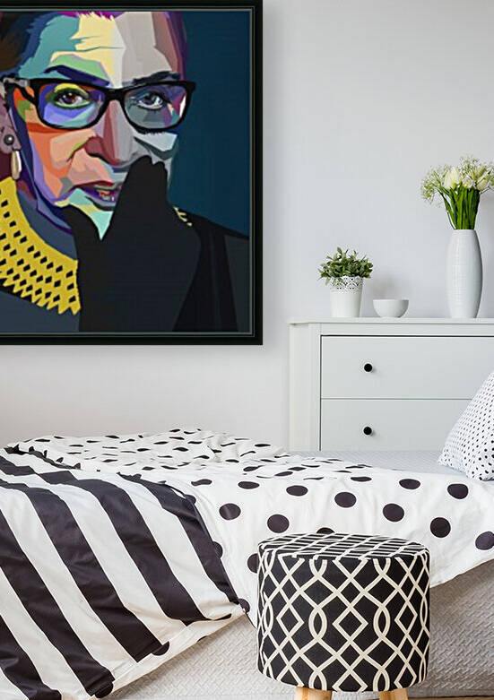 Ruth Bader Ginsburg RgB by Long Art