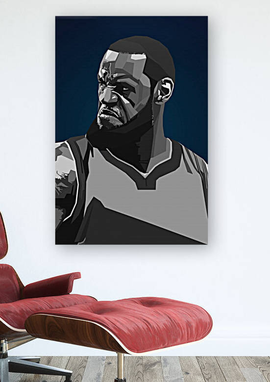 LeBron James Blue  Reproduction