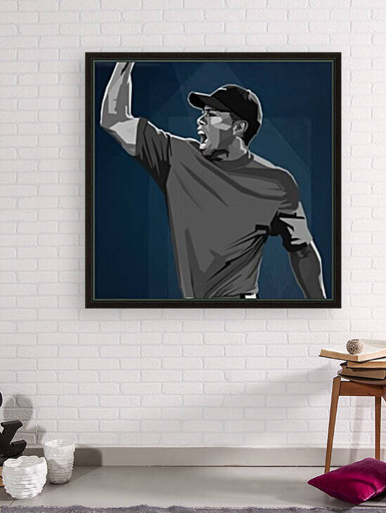 Tiger Woods Black Reproduction