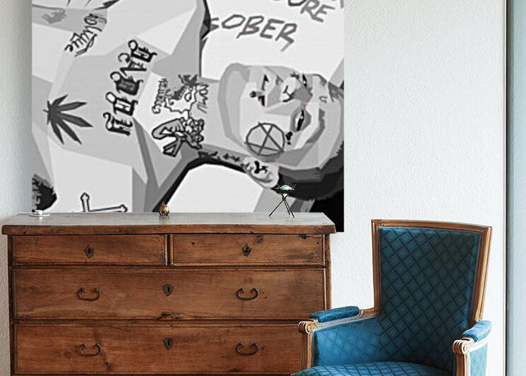 Lil Peep Musicain Rapper by Long Art