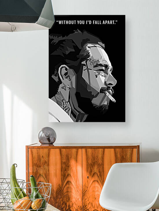 Post Malone Quotes Black by Long Art