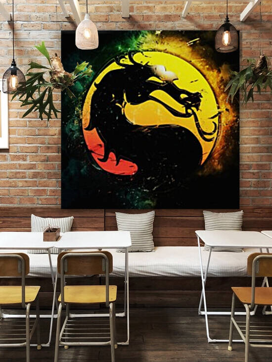 Mortal Kombat logo Reproduction