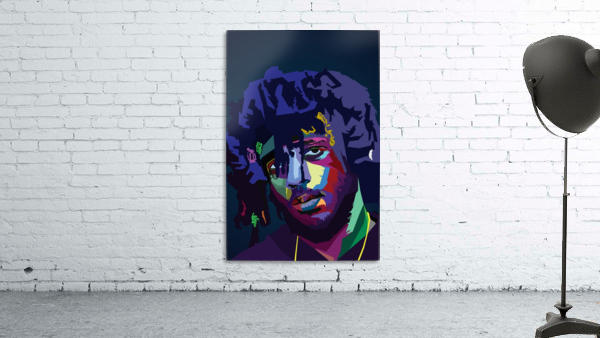 6lack Rapper Wpap Art Wall Preview