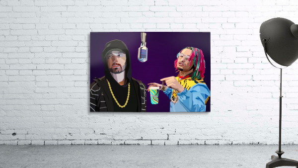 Eminem Lil Pump Wall Preview