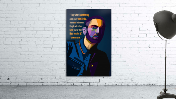 Eminem Quotes rapper Wall Preview