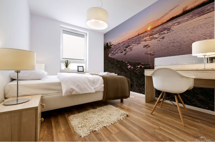 Spring sunrise 2 Mural print
