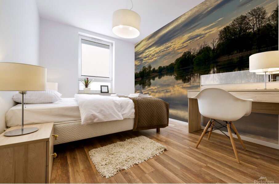 MIRROR REFLECTION Mural print