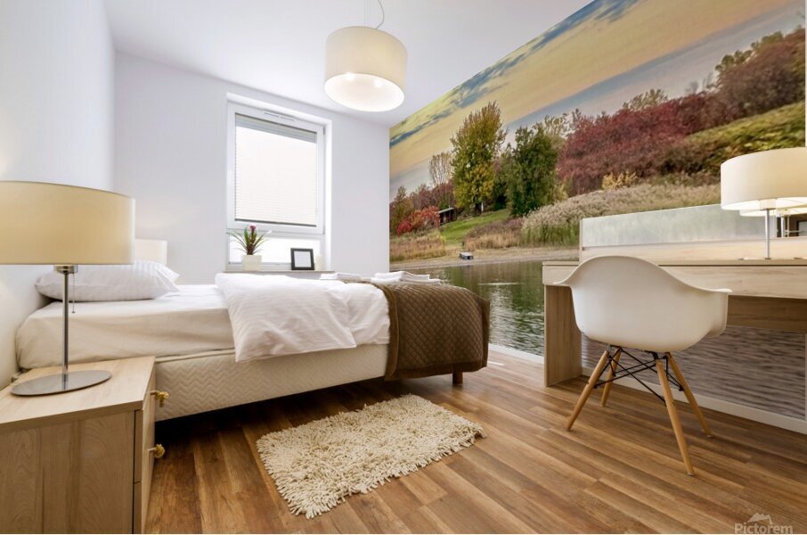 Autumn Refuge Mural print