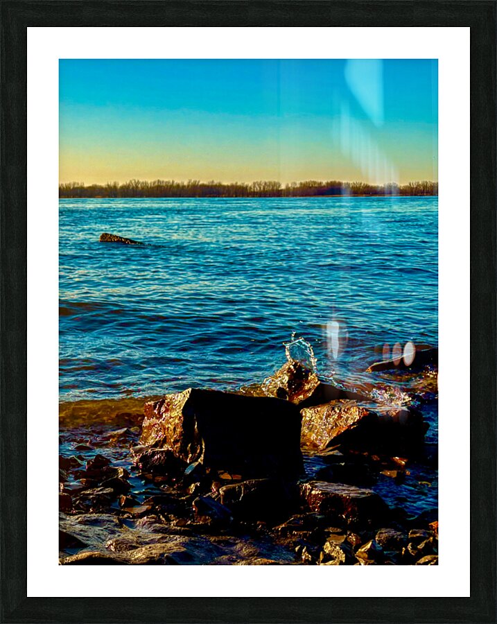 Splashes Picture Frame print