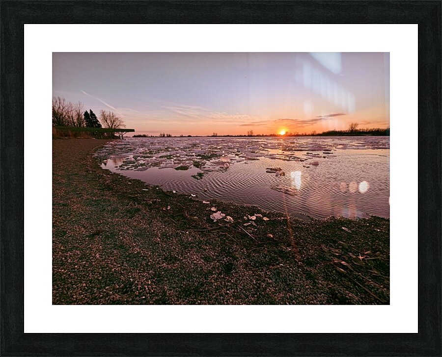 Spring sunrise 2 Picture Frame print